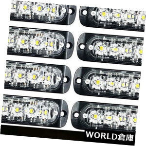LEDCgo[ 10×6 LED White18_Ń[hԂ̌xӋً}Xg{Cgo[ 10x 6 LED White18 Flashing Mode Car Warning Caution Emergency Strobe Light Bar