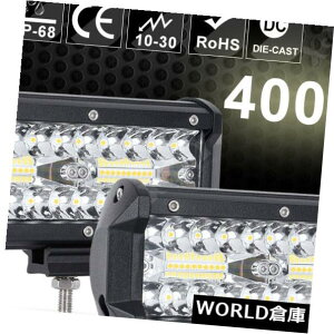 LEDCgo[ 2x 7C`LED[NCgo[X|bgtbhR{It[hhCrO4WDgbNtHOv 2x 7inch LED Work Light Bar Spot Flood Combo OffRoad Driving 4WD Truck Fog Lamp