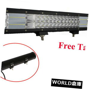 LEDCgo[ 7D + Tri-Row 20 '288WR{LED[NCgo[X|bgtbhW[vgbN{[gSUV DE 7D+Tri-Row 20'' 288W Combo LED Work Light Bar Spot Flood Jeep Truck Boat SUV DE
