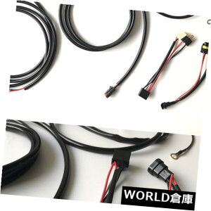 LEDCgo[ 12VVOJ[LEDCgo[z[n[lXvOAv; NCbNCXg[vC 12V Single Car LED Light Bar Wiring Loom Harness Plug  Play Quick Installation