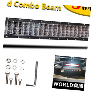 LEDCgo[ 32in 720W LED̓NH[h̃Cgo[̎d̃R{̃r[It[hgbN4WDԂȂ܂ 32in 720W LED Curved Quad Row Light Bar Work Combo Beam Offroad Trucks 4WD Car