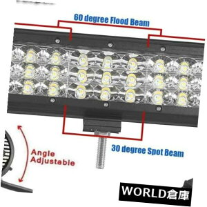 LEDCgo[ 9C`135WgCER{LED[NCgo[tbhX|bgIt[htHOhCrOv 9inch 135W Tri-Row COMBO LED Work Light Bar Flood Spot Offroad Fog Driving Lamp