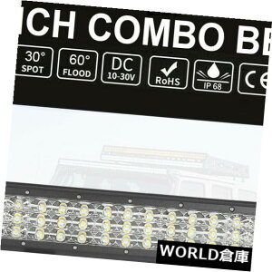 LEDCgo[ O225W 15 "̓It[h4WD ATV UTV^]Ăd̃Cgo[̃R{̃r[𓱂܂ Tri-Row 225W 15" Led Work Light Bar Combo Beam Driving Lamp Offroad 4WD ATV UTV