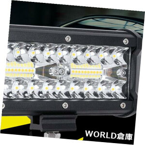 LEDCgo[ 7C`400W LED[NCgo[R{hCrOtHOvIt[hSUV ATVgbNAU 7 Inch 400W LED Work Light Bar Combo Driving Fog Lamp Off-Road SUV ATV Truck AU