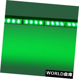 LEDライトバー 27 "24 LED警告ストロボライトバー緊急AUTOS交通顧問フラッシュグリーン 27" 24 LED Warning Strobe Light Bar Emergency AUTOS Traffic Advisor Flash GREEN