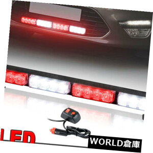LEDCgo[ 18 '' 16 LEDً}xʃAhoCU[Xg{tbVCgo[ԁamp; A  18'' 16 LED Emergency Warning Traffic Advisor Strobe Flash Light Bar Red  White