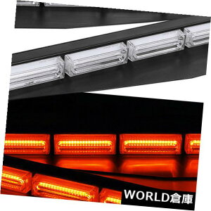 LEDCgo[ Ԃ32 LEDxXg{oCU[}EgCgo[ً}tbVCOBv RED 32 LED Warning Strobe Visor Split Mount Light Bar Emergency Flash COB Lamps