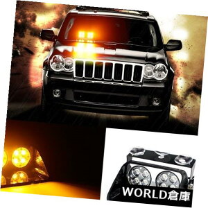 LEDCgo[ i8 LEDjr[R_ŃCgo[ً}Xg{Ao[Jo[CgCG[ (8 LED) Beacon Flashing Light Bar Emergency Strobe Amber Recovery Light yellow