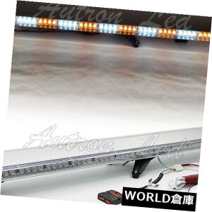 LEDCgo[ 72 "136W LEDCgo[ً}r[RXg{xZLeB[tAo[zCg 72" 136W LED Light Bar Emergency Beacon Strobe Warning Security Roof Amber White