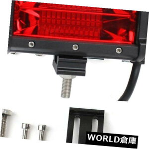 LEDCgo[ 5 '72W 10800LM LED[NCgo[tbhhCrOvATVIt[hSUVbh 5'' 72W 10800LM LED Work Light Bar Flood Driving Lamp ATV OFFROAD SUV RED