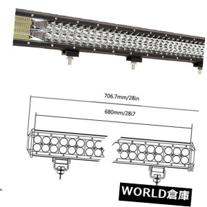 LEDCgo[ vSUṼIt[h{[g̓_̍^^]28C`396W LED̎d̃Cgo[ 28 Inch 396W LED Work Light Bar Driving Fog Lamp SUV Offroad Boat Spot Flood