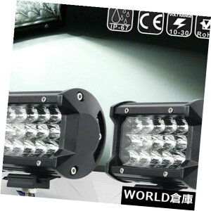 LEDCgo[ 2X 168W 5 "It[hATVv^]LEDԂ̎d̃Cgo[̓_r[SUV{[g 2X 168W 5" LED Car Work Light Bar Spot Beam SUV Boat Driving Offroad ATV Lamp