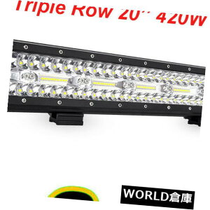 LEDCgo[ 20C`420W LED[NCgo[^X|bgR{It[hԃgbNhCrOv 20 Inch 420W LED Work Light Bar Flood Spot Combo Offroad Car Truck Driving Lamp