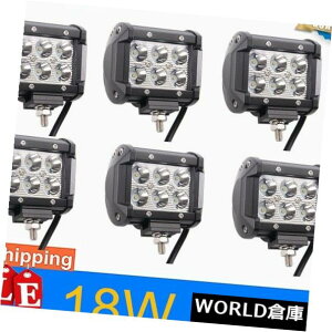 LEDCgo[ 6×4C`18bgled[NCgo[N[X|bgX|bgIt[h쓮v1500 lm 12{g24{g 6X 4INCH 18W LED WORK LIGHT BAR CREE SPOT OFFROAD FOG DRIVING LAMP 1500LM 12V24V