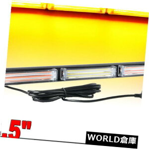 LEDCgo[ 54W䎲LED̓_ł̌ʃXg{̃Cgo[r[Rً̋}̌x̂͂F18 " 54W COB LED Flashing Traffic Strobe Light Bar Beacon Emergency Warning Amber 18"
