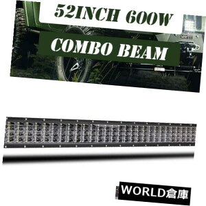 LEDCgo[ 52 "600W LED[NCgo[X|bg^R{hCrOvIt[hSUV UTV ATV 52" 600W LED Work Light Bar Spot Flood Combo Driving Lamp Offroad SUV UTV ATV