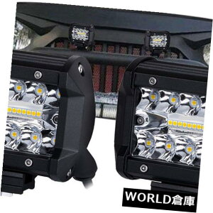 LEDCgo[ 2x 4C`200WN[LED[NCgo[It[hX|bgCgƗphCrOv 2x 4inch 200W CREE LED Work Light Bars Offroad Spotlight Work Driving Lamp