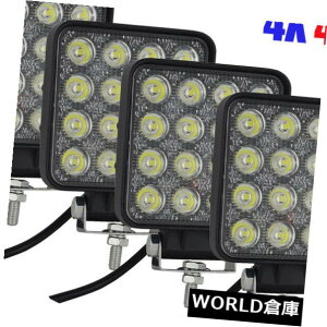 LEDCgo[ W[vgbNvSUV̂߂ɃIt[h4PCS 48W LEDԂ̎d̃Cgo[̓_r[ATV 4PCS 48W LED Car Work Light Bar Spot Beam ATV Offroad for Jeep Truck Lamp SUV