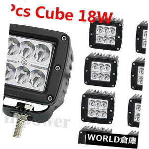 LEDCgo[ SUVԂ̓_̉^]̃tHOv𗣂ꂽ10X 3inch 18W̗LED̎d̃Cgo[ 10X 3inch 18W Cube LED Work Light Bar Off road SUV Car Spot Driving Fog Light