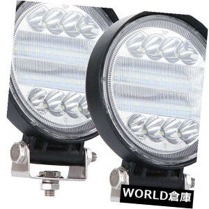 LED���C�g�o�[ 2×4�C���`�Ԃ�LED���C�g�o�[�R���{�t�H�O�����v�t���b�h�X�|�b�g�r�[�����[�t�u���o�[ 2x 4inch Car LED Light Bar Combo Fog Lamp Flood Spot Beam Roof Bullbar