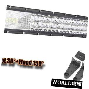 LEDCgo[ 22C`648W 3J[uLED[NCgo[X|bgtbhR{It[hSUVgbN 22inch 648W Tri-Row Curved LED Work Light Bar Spot Flood Combo Offroad SUV Truck
