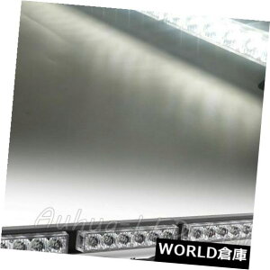 LEDCgo[ 24 "72W LEDzCgtbVʌږً}xƃXg{Cgo[ 24" 72W LED White Flash Traffic Advisor Emergency Warning Work Strobe Light Bar
