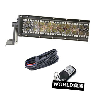 LED���C�g�o�[ 13.5�v72W��RGB�̓V�g�̖ڂ̃n���[�����O+�z�����t���Ă���d���̃��C�g�o�[�̓_�̍^���𓱂��܂��� 13.5" 72W Led Work Light Bar Spot Flood with RGB Angel Eyes halo Ring + Wiring