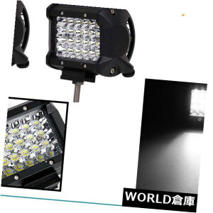 LEDCgo[ 2×4C`144bgledƃCgo[tbhr[|bhL[usuv atvhCrOtHOv 2x 4inch 144W LED Work Light Bar Flood Beam Pod Cube SUV ATV Driving Fog Lamp