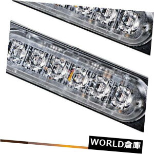 LEDCgo[ 12-24 v 6 ledXtbVCgo[I[gJ[ԗً}xXg{v 12-24V 6 LED Slim Flash Light Bar Auto Car Vehicle Emergency Warning Strobe Lamp