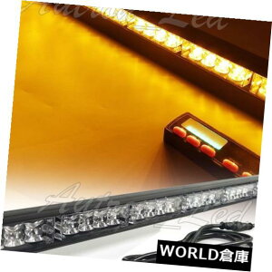 LED���C�g�o�[ 44 40W LED�A���o�[�g���t�B�b�N�A�h�o�C�U�������X�g���{�x�����C�g�o�[�C�G���[ 44 40W LED Amber Traffic Adviser Directional Arrow Strobe Warn Light Bar Yellow �y���s�A���i�z