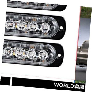 LEDCgo[ 4X6LEDJ[tbVً}nU[hxXg{Cgo[bhamp; A u[18W 12?24V 4X6LED Car Flash Emergency Hazard Warning Strobe Light Bar Red  Blue 18W 12-24V