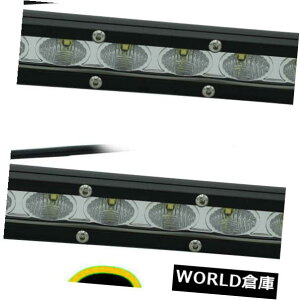 LEDCgo[ 2s[XP7C`30bgN[ledCgo[XIt[h^쓮4bg{[g 2pc Single Row 7inch 30W Cree Led Light Bar Slim Offroad Flood Driving 4WD Boat