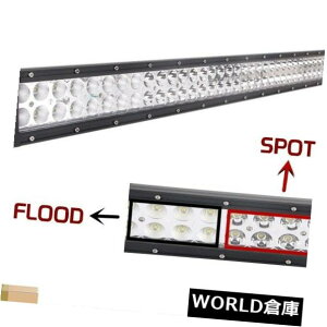 LEDCgo[ SUṼgbN̎Ԃ^]42inch 240W˂͎d̃Cgo[̍^_̃It[h𓱂܂ 42inch 240W Screw Led Work Light Bar Flood Spot Offroad Driving SUV Truck Auto