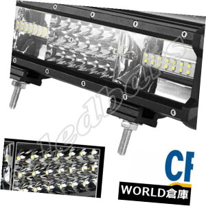 LEDCgo[ 7 D + TRI ROW 12C`162 WN[LEDCgo[X|bg^R{gbNIt[h12 ' 7D+ TRI ROW 12INCH 162W CREE LED LIGHT BAR SPOT FLOOD COMBO TRUCK OFFROAD 12'