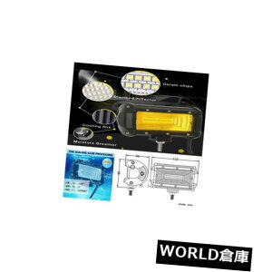 LEDCgo[ 2s[X72bgFledƃCgJ[^o[It[htHOv4bgsuv 10-30{gV 2PCS 72W Yellow LED Work Light Car Flood Bar Offroad Fog Lamp 4WD SUV 10-30V New