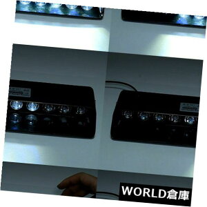 LEDCgo[ Ԃً̋}Xg{Cgo[x_bVoCU[tbVv9 LEDCg White Car Emergency Strobe Light Bar Warning Dash Visor Flash Lamp 9 LED Light