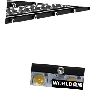 LEDCgo[ 17 "̃W[vgbNATṼ{[g5Ďw@𗣂ꂽ60WP̗LED̃Cgo[̃N[ 17" 60W Single Row LED Light Bar Cree Off Road Jeep Truck ATV Boat 5D Opticals