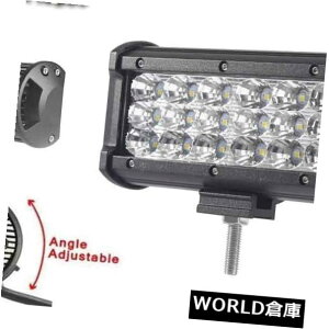 LEDCgo[ 7 "C`O90W4WD ATVW[vgbN^]It[hCgo[̍^𓱂܂ 7" INCH Tri-Row 90W Led Work Light Bar Flood Offroad Driving 4WD ATV Jeep Truck