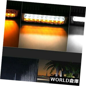 LEDCgo[ 218WfAJ[LED[NCgo[tHOvԃgbNATV UTV SUV{[g 2Pcs 18W Dual Color LED Work Light Bar Fog Lamp for Car Truck ATV UTV SUV Boat