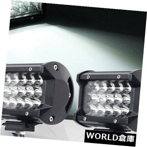 LEDCgo[ 2x 5C`168W LED[NCgo[X|bgr[It[h4WD SUVԉ^]ptHOv 2x 5inch 168W LED Work Light Bar Spot Beam Offroad 4WD SUV Car Driving Fog Light