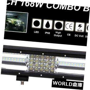 LEDCgo[ 12 "168W LED[NCgo[hCrOvR{r[It[hSUV UTV 4WD 12V 24V 12" 168W LED Work Light Bar Driving Lamp Combo Beam Offroad SUV UTV 4WD 12V 24V