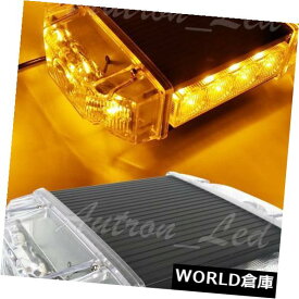 LEDライトバー 7 "14WアンバーLED警告緊急ビーコンストロボハザードルーフトップミニライトバー 7" 14W Amber LED Warning Emergency Beacon Strobe Hazard Roof Top Mini Light Bar