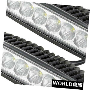 LEDCgo[ 2s[X6C`18bgledƃCgo[tbhr[hCrOtHOIt[hgbNsuv 2pcs 6IN 18W LED Work Light Bar Flood Beam Driving Fog Off Road Trucks Car SUV
