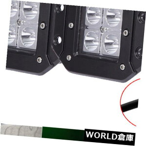 LED���C�g�o�[ 2�{�O���[��/�z���C�g�t���b�V���}�E���gLED�|�b�h�X�|�b�g���[�N���C�g�o�[�I�t���[�h�o�b�N�A�b�v�s�b�N�A�b�v 2x Green/White Flush Mount LED Pods Spot Work Light Bar Offroad Backup Pickup �y