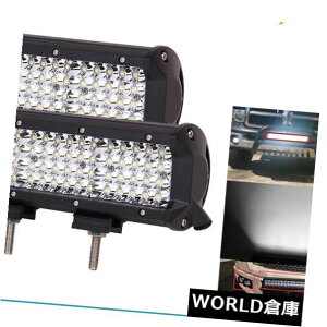 LEDCgo[ 2s[X10C`432bgledNbhsƃCgo[tbhr[It[hgN^[SUV 4WD 2pcs 10INCH 432W LED Quad Row Work Light Bar Flood Beam Off Road Tractor SUV 4WD