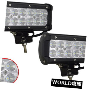 LEDCgo[ 2x36W 7C`LedCgo[^d^]It[hgbNAtv 4WDԂ̃sbNAbv 2x36W 7INCH Led Light Bar Flood Work Driving Offroad Truck Atv 4WD Car Pickup