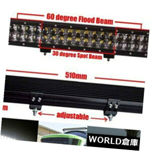 LED���C�g�o�[ 20 �C���`252W LED���[�N���C�g�o�[�X�|�b�g�^���R���{�r�[���I�t���[�h�g���b�NATV 4 X 4�{�[�g 20Inch 252W LED Work Light Bar SPOT FLOOD Combo Beam Offroad Truck ATV 4X4 Boat �y���s�A���i�z