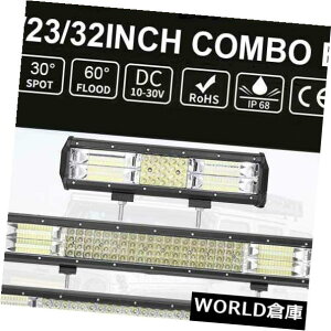 LEDCgo[ 12 "20" 23 "32" LED[NCgo[R{X|bgtbhhCrOvSUVIt[h12V 12" 20" 23" 32" LED Work Light Bar Combo Spot Flood Driving Lamp SUV Offroad 12V
