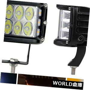 LEDCgo[ 4C`90WL[uTChV[^[LED[NCgo[It[hhCrOtHO|bhv 4 inch 90W Cube Side Shooter LED Work Light Bar Offroad Driving Fog Pod Lamp