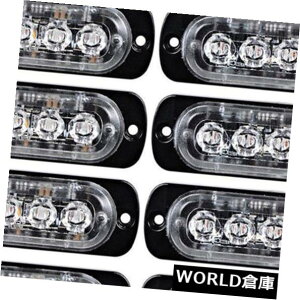 LED���C�g�o�[ 10��6 LED�ً}�n�U�[�h�x���t���b�V���X�g���{���C�g�o�[ 10PCS 6 LED Emergency Hazard Warning Flash Strobe Light Bar �y���s�A���i�z